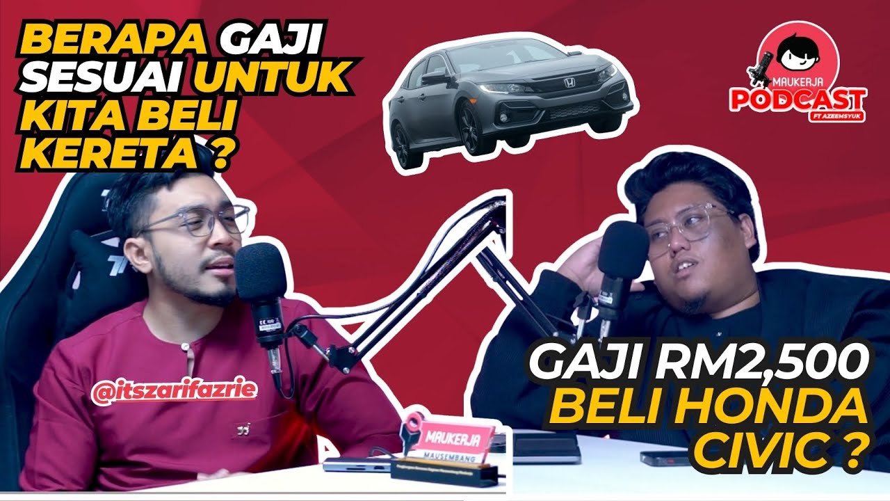 ZARIF AZRIE | SEMBANG SANTAI DENGAN ABANG BERAPA GAJI SESUAI UNTUK BELI KERETA