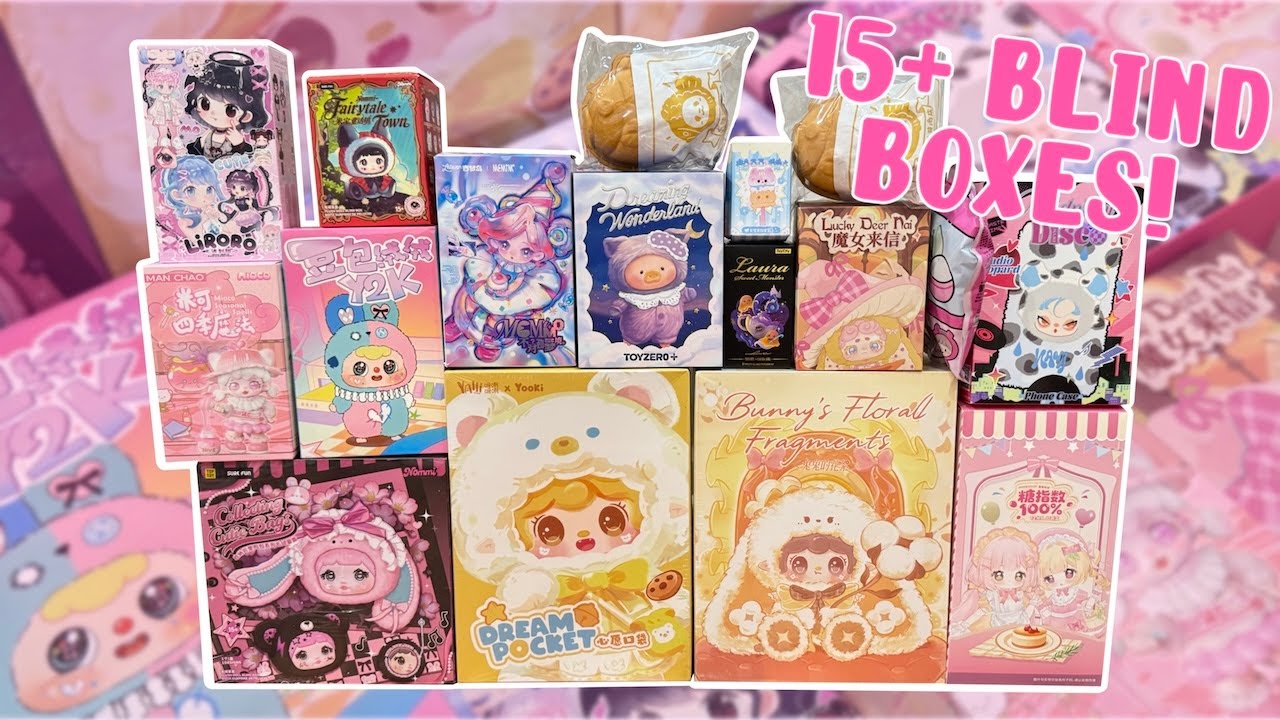 MASSIVE BLIND BOX UNBOXING from KikaGoods! LIRORO BJD, NOMMI, TAIYAKI PANPAN, YOOKI, FINDING UNICORN