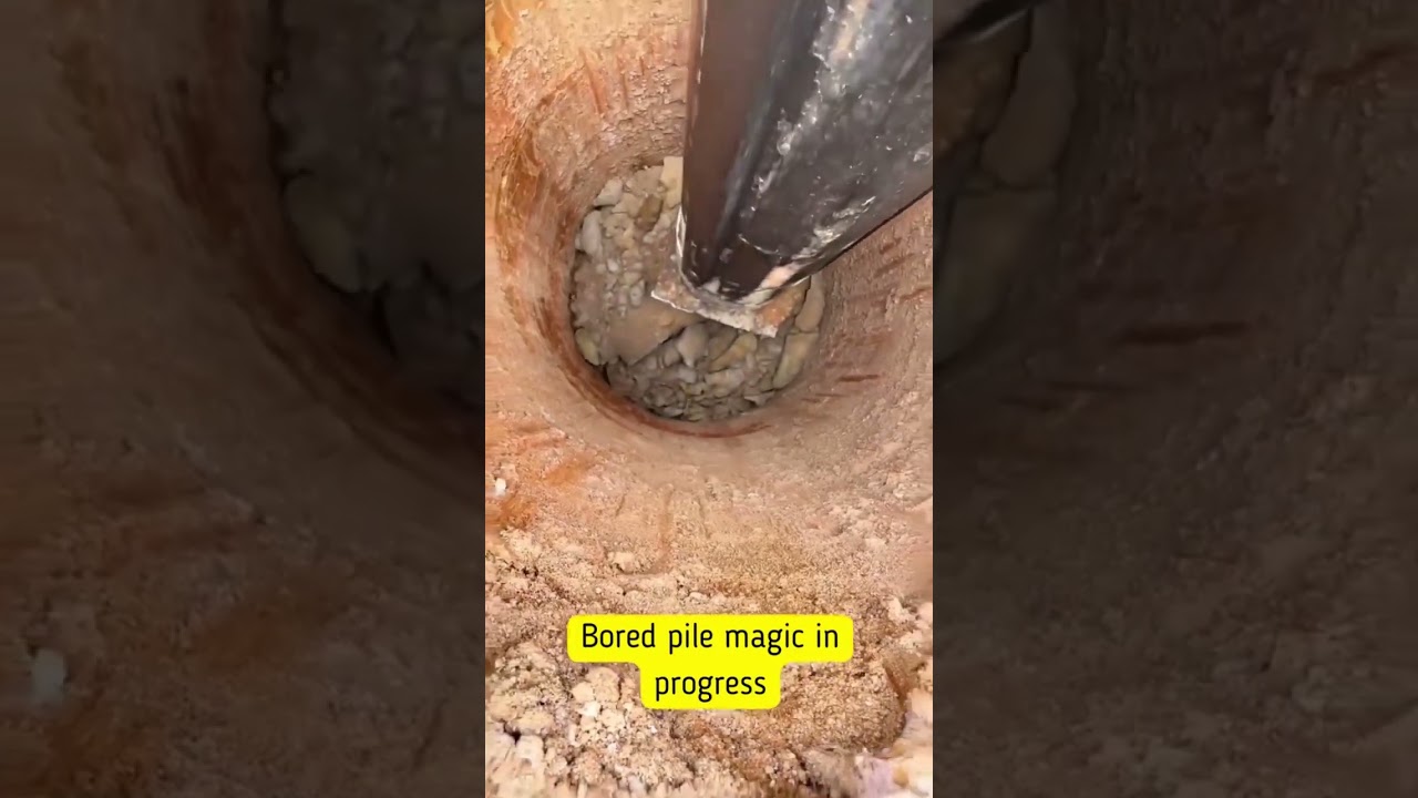 Bored pile foundation #piling #foundation