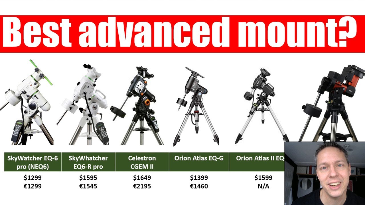Best intermediate telescope mount for astrophotography in 2020?