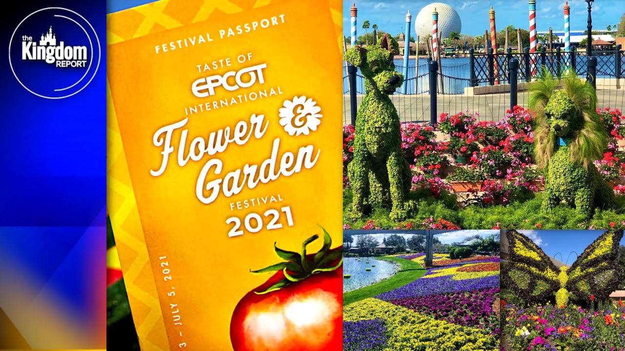 Exploring Epcot Flower & Garden 2021 | Walt Disney World Vlog