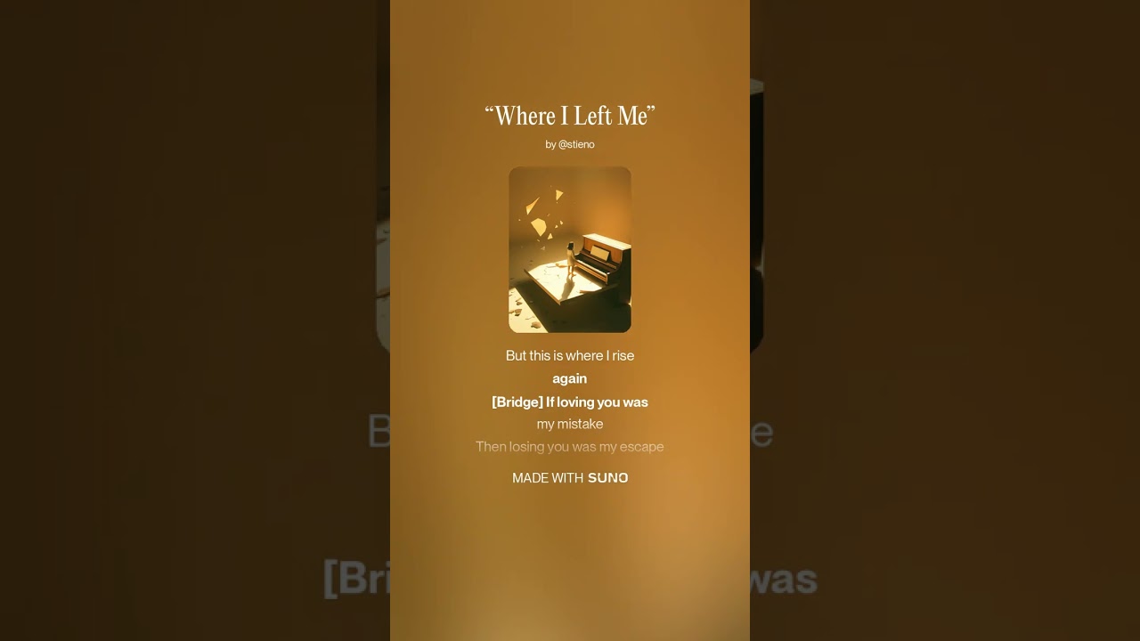 “Where I Left Me”