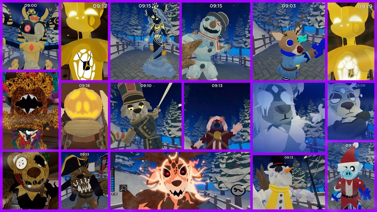 ALL PIGGY BRANCHED REALITIES JUMPSCARES! (UPDATED DEC 22 2023)