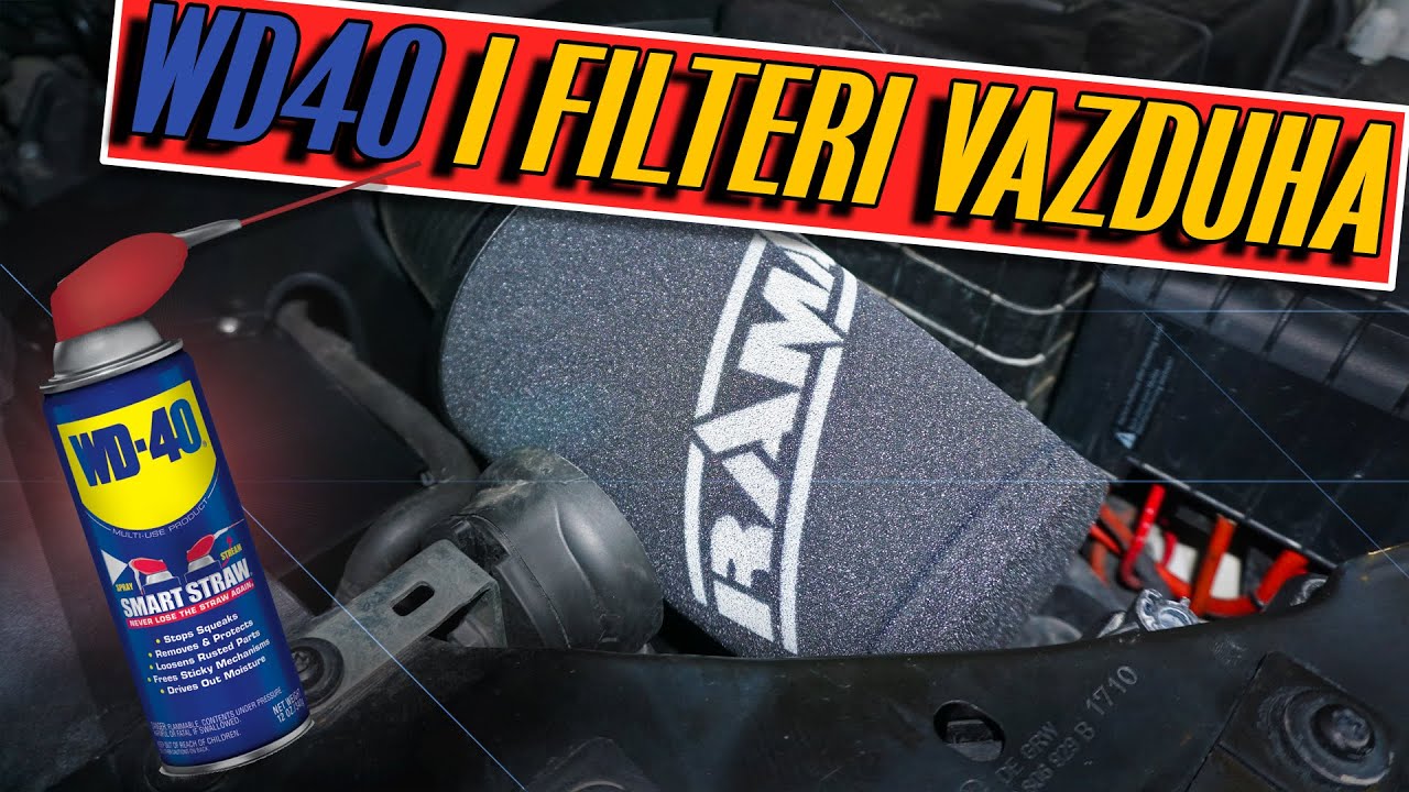 Čišćenje K&N filtera vazduha sa WD40, da li je moguće? | HOW TO?