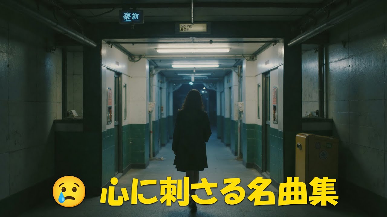 🌙 夜に聴くと涙が自然に溢れる…切なくて美しいJ-POPバラード名曲メドレー 💔 #JPOP #泣ける曲 #バラード #歌詞付き #夜に聴く