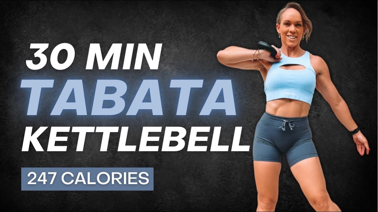 30 Min Tabata Kettlebell Workout | Strength & HIIT Burn
