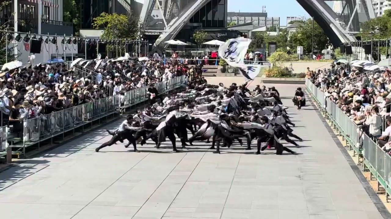 信州大学YOSAKOI祭りサークル和っしょい2025空路　ど祭り審査パレード