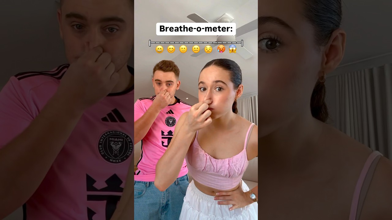 How long can YOU HOLD your breath❓| Jasmin and James #shorts