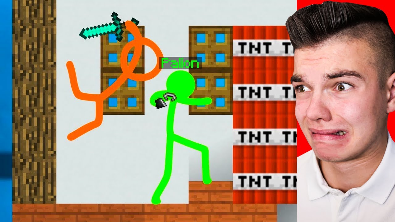 Reaguje na NIESAMOWITĄ ANIMACJĘ STICK WALK Z MINECRAFTA