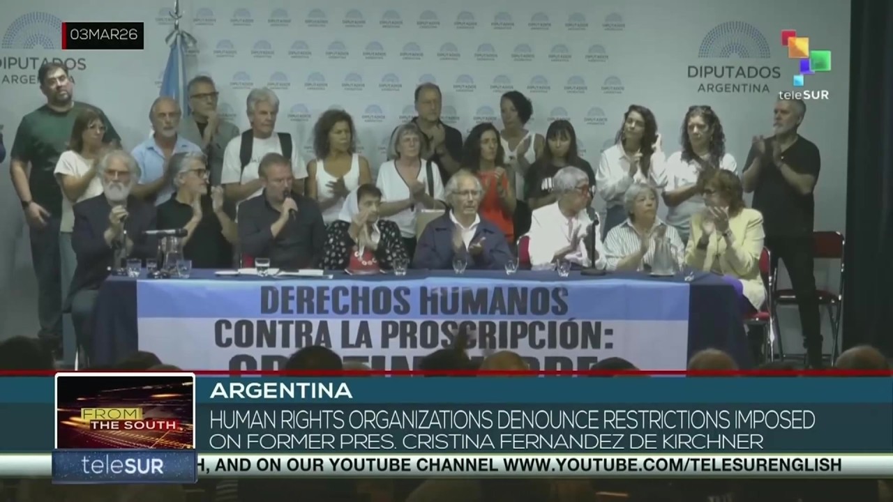 Human Rights Organizations denounce restrictions imposed on former pres. Cristina Fernandez