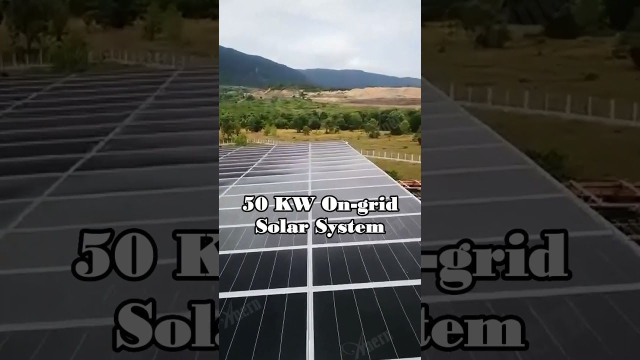 🔥50 KW On-grid Solar System #solar #cambodia #solarpanel