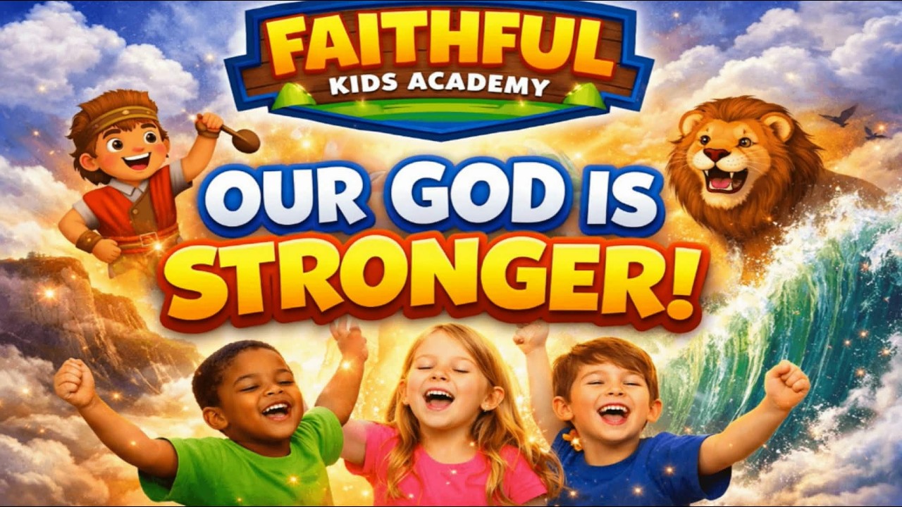 Our God Is Stronger! | Fun Christian Kids Worship Song | Faithful Kids Academy