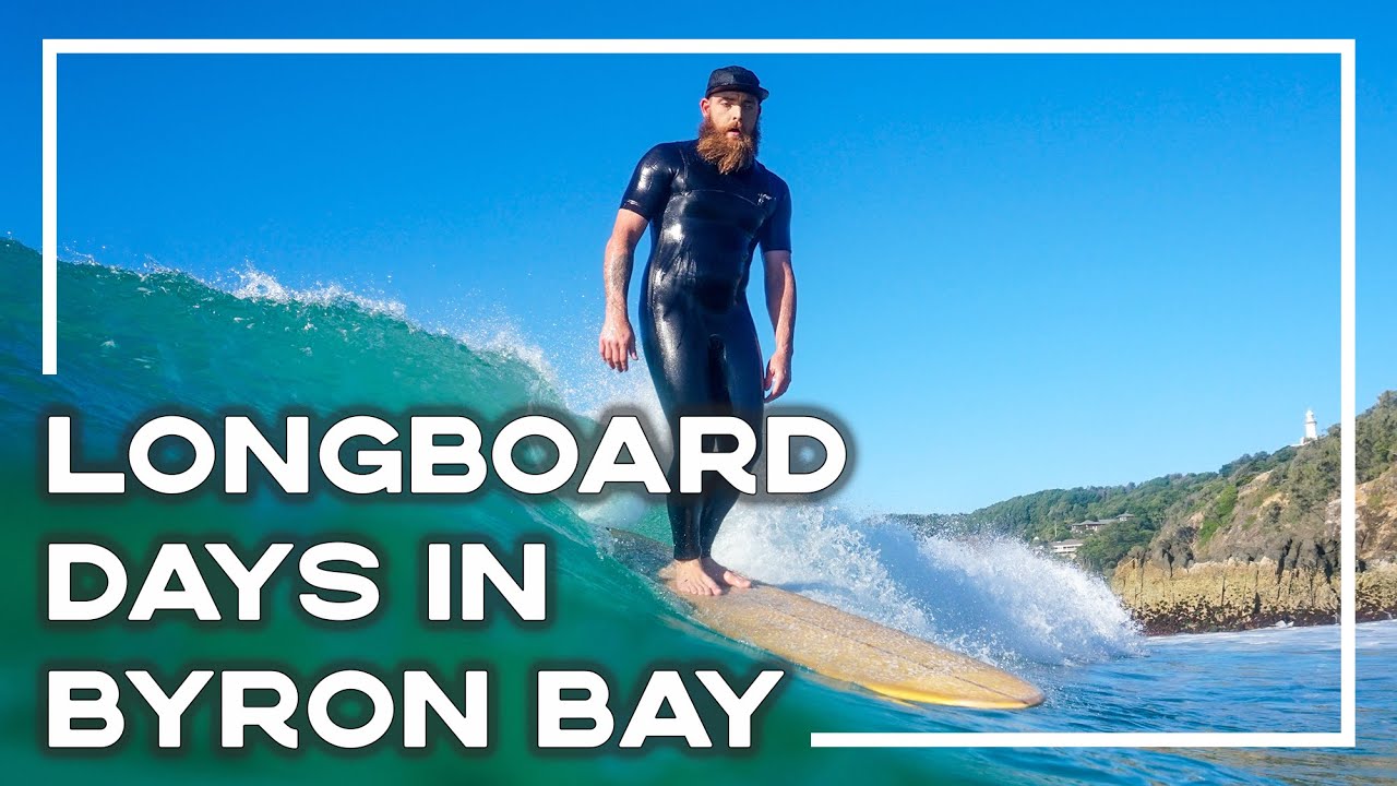 Fun Waves In Australia - Surfing Byron Bay Australia 🌴 (Longboard Surfers) | Stoked For Travel