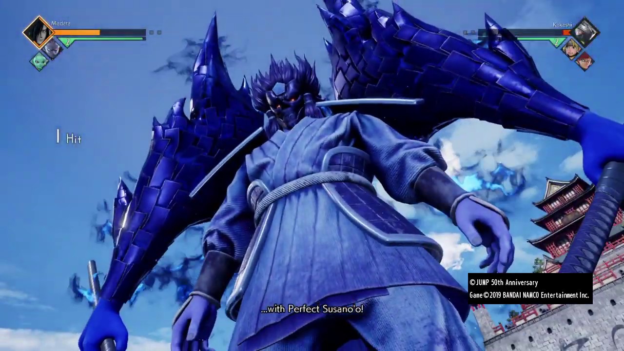JUMP FORCE DLC: Madara Uchiha Vs. Gaara - with interaction dialogues