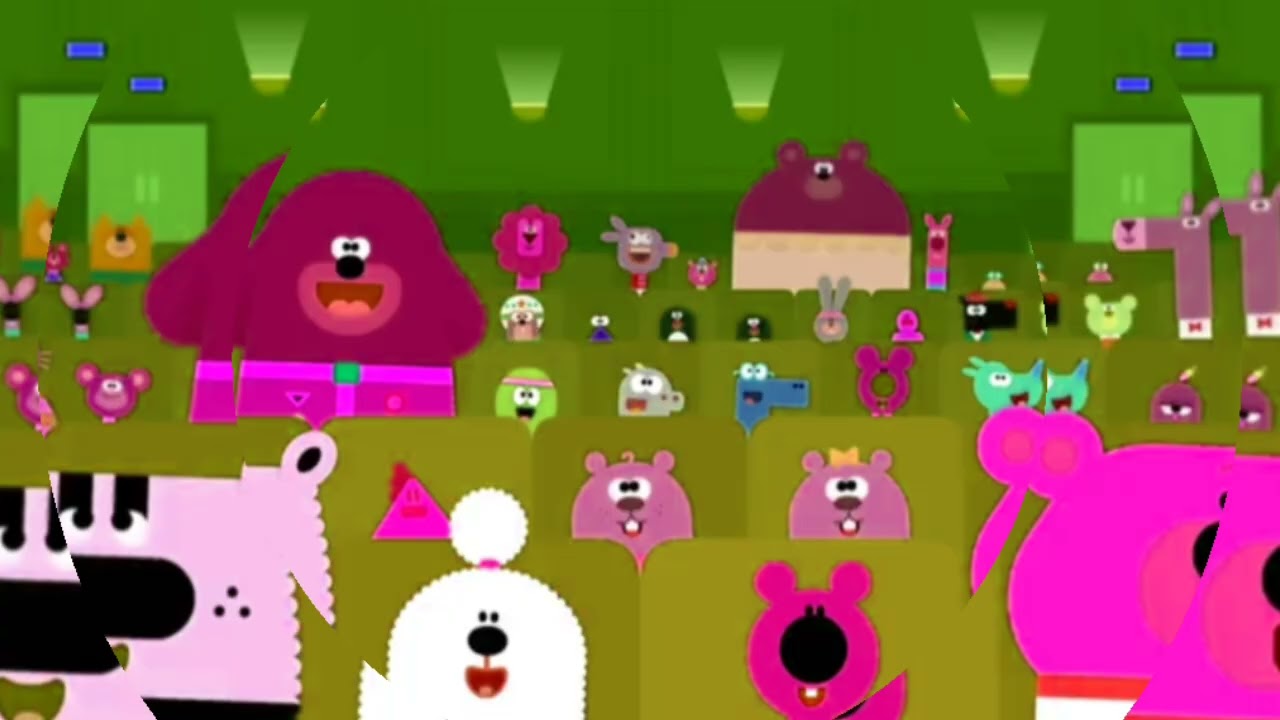 Hey Duggee bear dancing effects 
