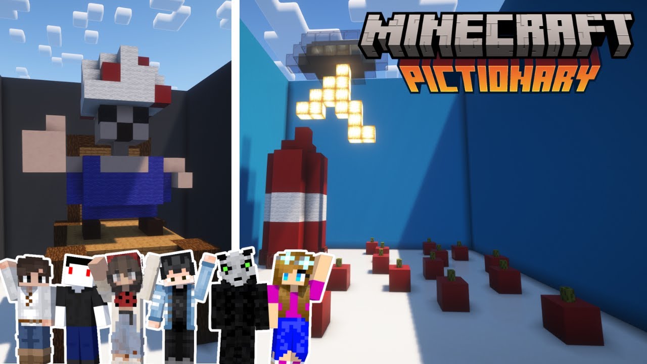 We made the WORST Builds! | Minecraft Pictionary