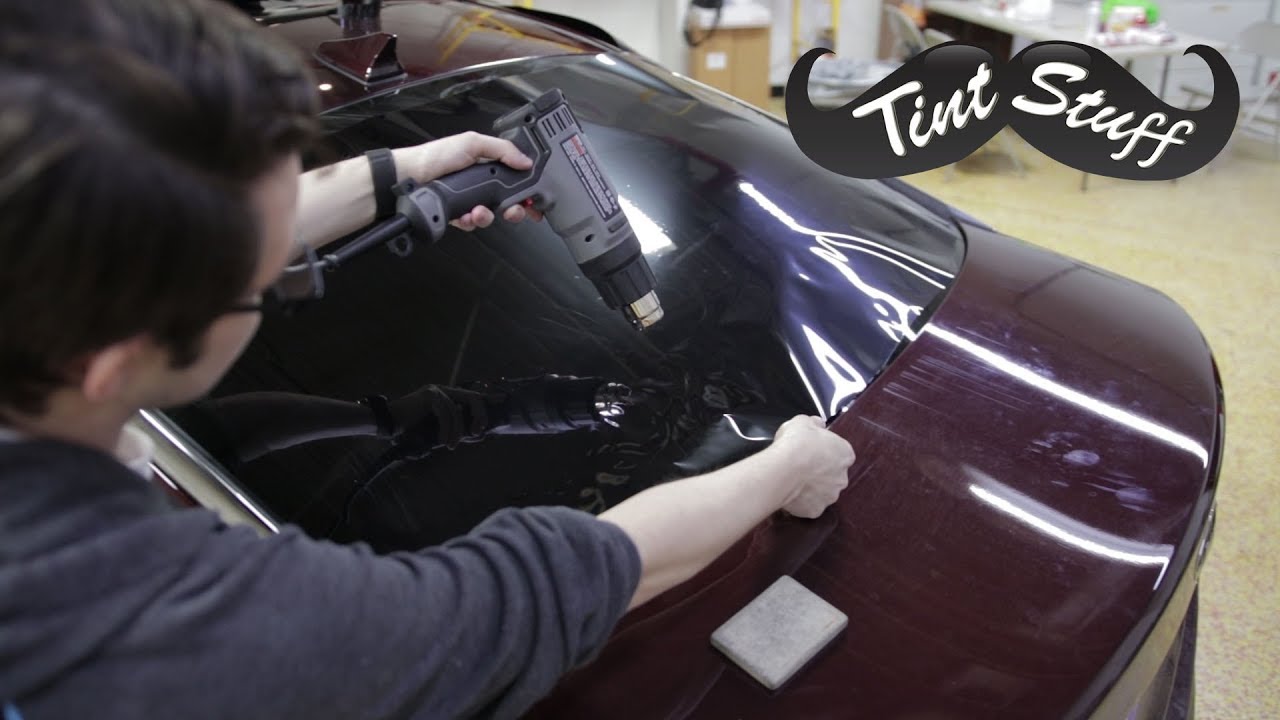 How to Shrink a Back Window | Pull Shrinking a Kia Optima Rear Windshield