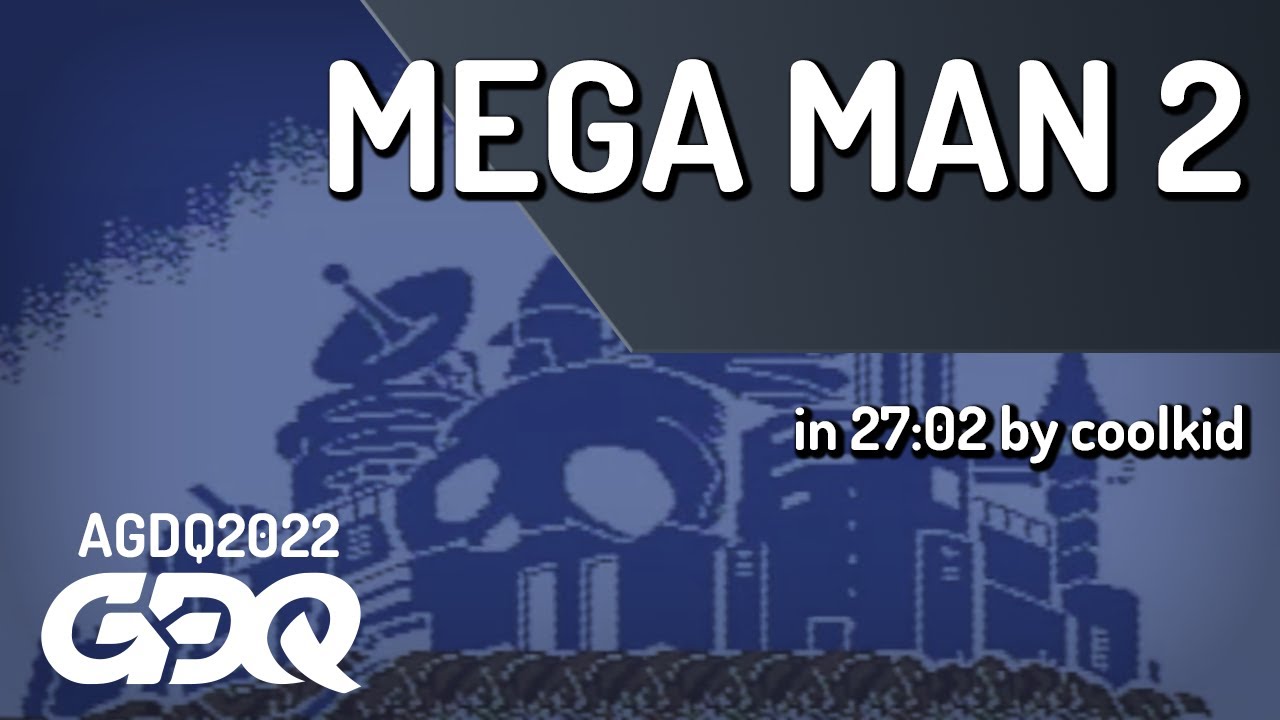 Mega Man 2 by coolkid in 27:02 - AGDQ 2022 Online