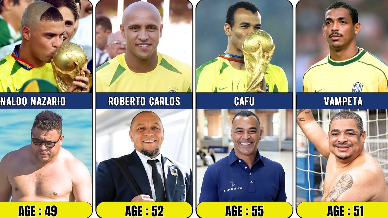 Brazil 2002 World Cup Squad | Then vs Now