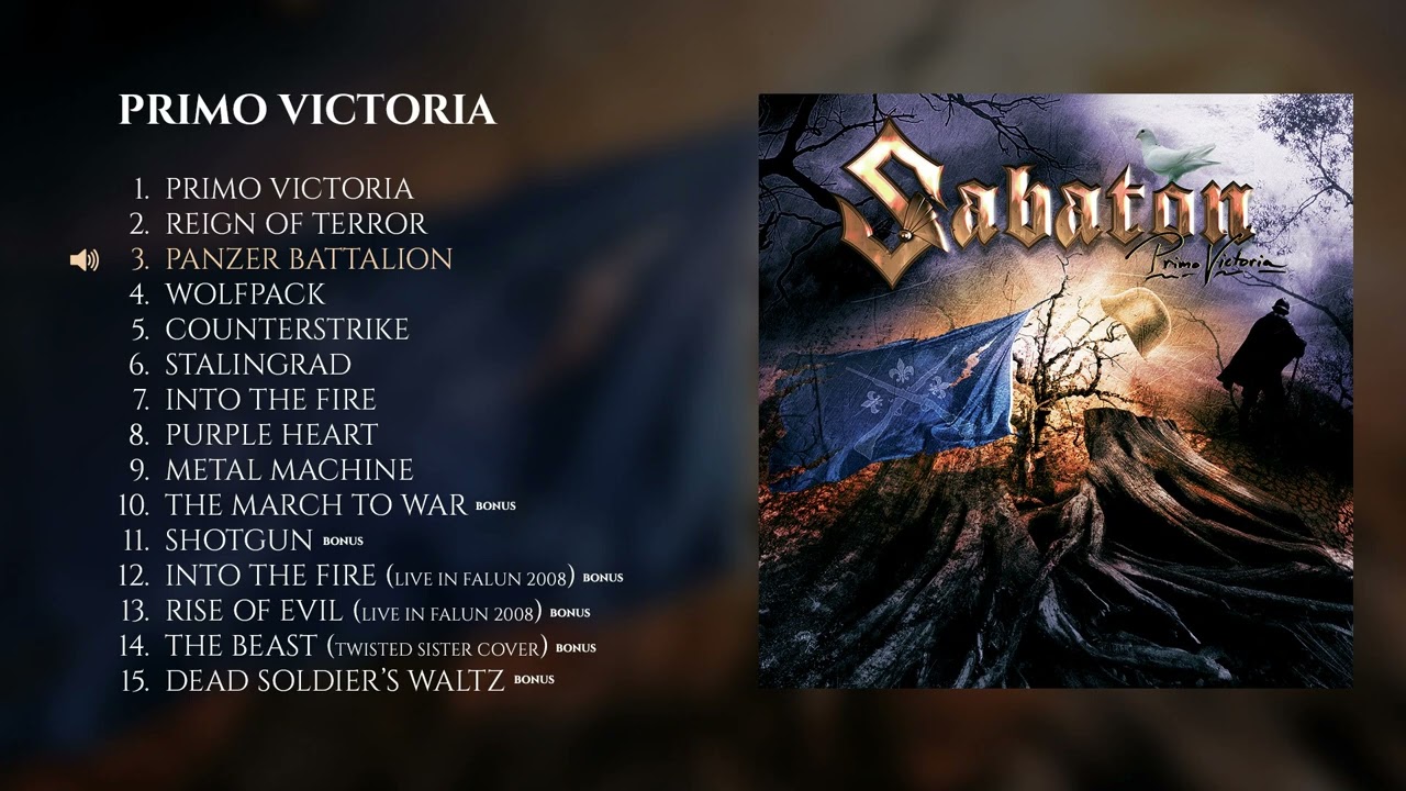 SABATON - Primo Victoria (Full Album)