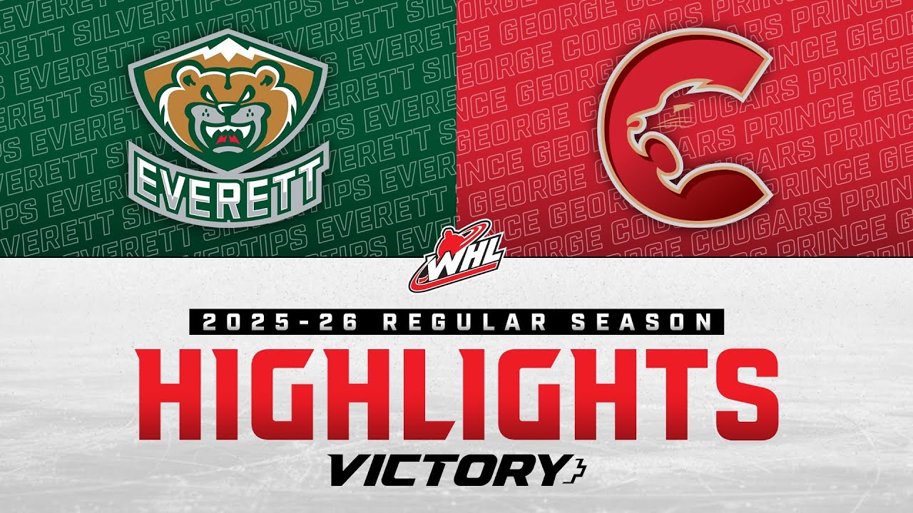 Everett Silvertips at Prince George Cougars 01/10 | WHL Highlights 2025-26
