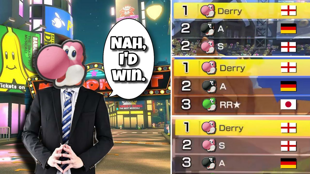 My most DOMINANT Performance in Tier X - Competitive Mario Kart 8 Deluxe