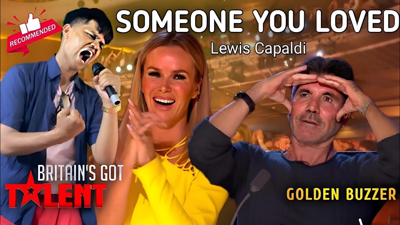 Incredible Voice Singing Someone You Loved - Lewis Capaldi On BGT Auditions And Get Golden Buzzer