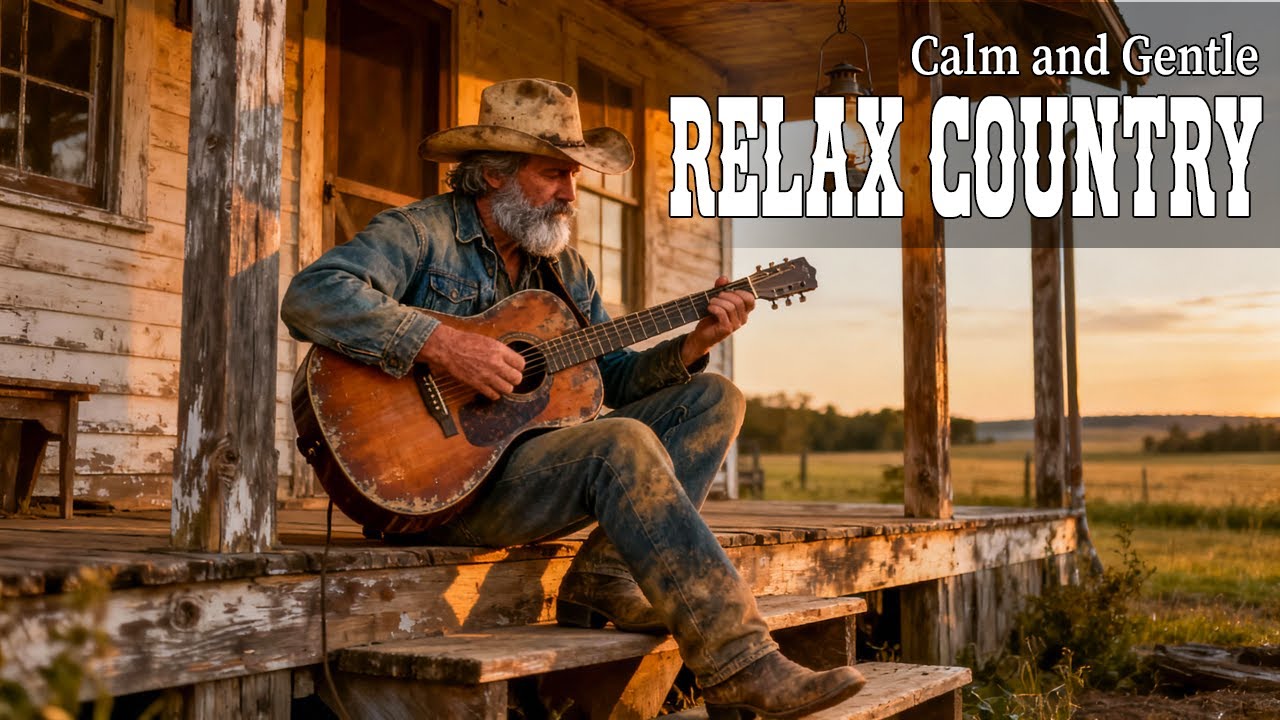 Relaxing Country Folk Music Radio - Slow Acoustic Prairie Country Music