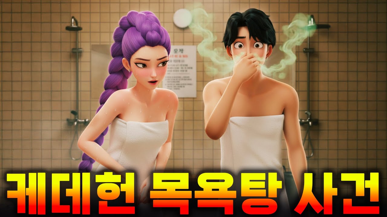 케이팝 데몬 헌터스 헌트릭스 친구들이 사고로 병원에 입원했다 범인은???#kpopdemonhunters  #케이팝데몬헌터스 #케데헌 #사자보이즈 #목욕탕 #토카월드  #케이팝