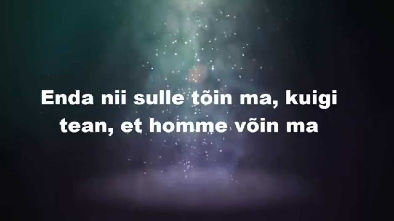 Silvi Vrait - Nagu Merelaine (Lyrics Video)