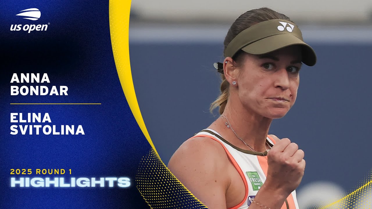 Anna Bondar vs. Elina Svitolina Extended Highlights | 2025 US Open Round 1