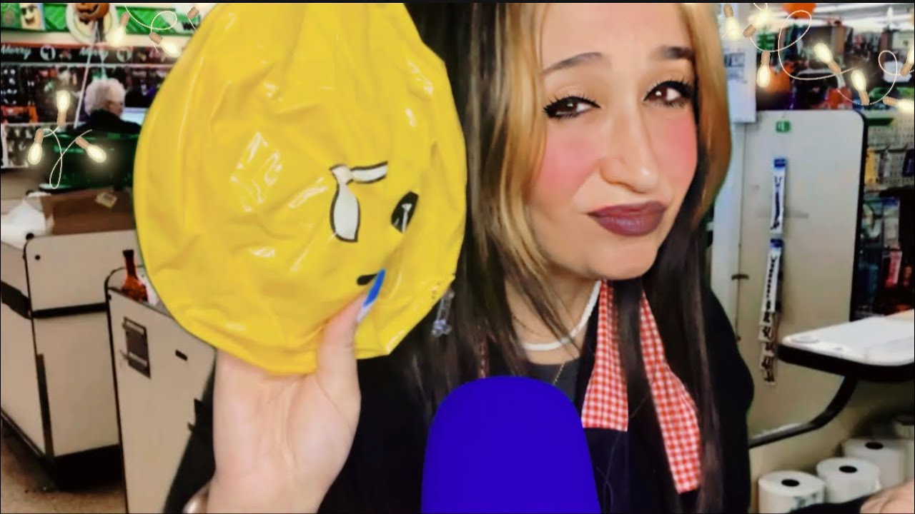 💵 ASMR Cashier Roleplay/ Rude, Judgy, & Funny/ Dollar Tree/ Tapping, Lollipop Sucking, Rummaging +