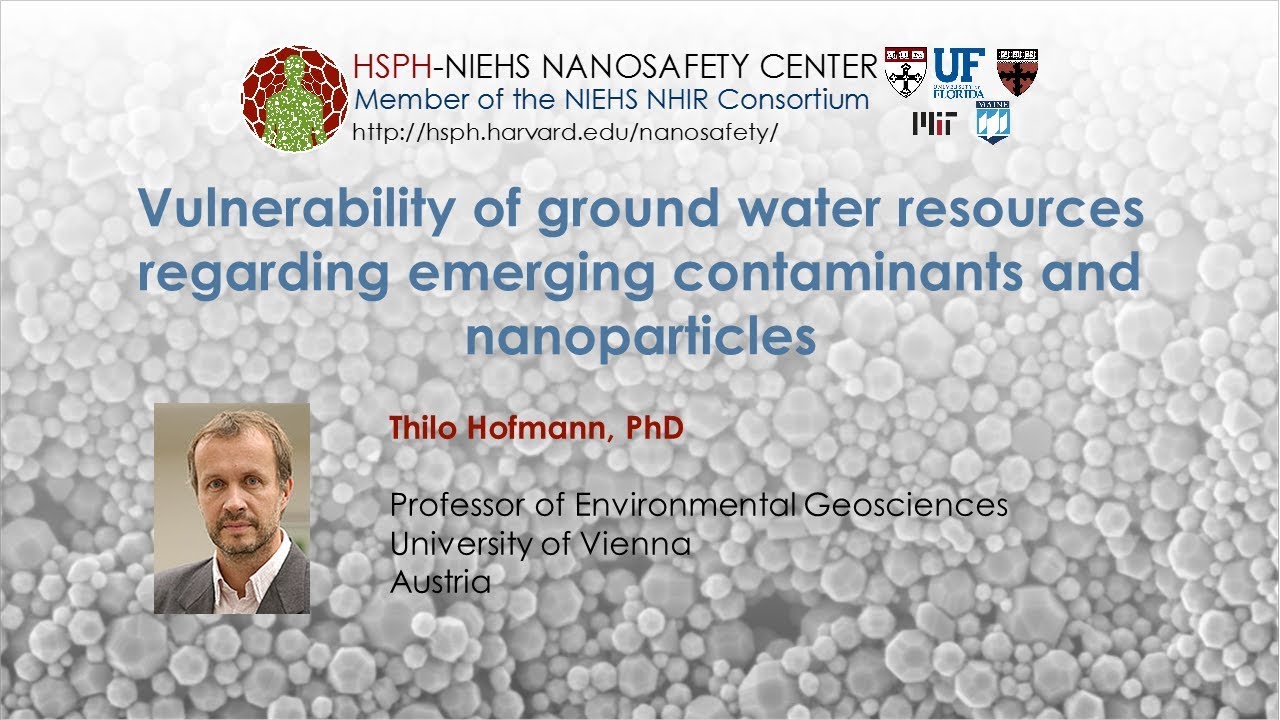 Vulnerability of ground water resources regarding emerging contaminants and nanoparticles