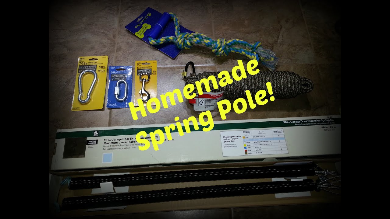 How To Make a Spring Pole for Pitbulls!