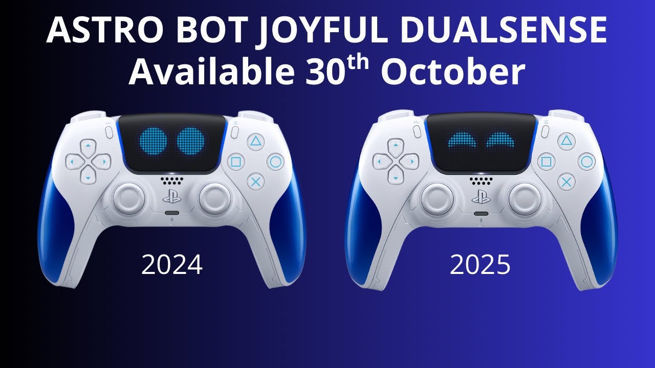Astro Bot Joyful PS5 DualSense Launching 30th October!