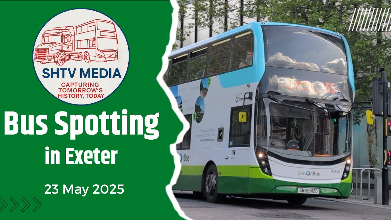 Buses in Exeter 23 May 2025