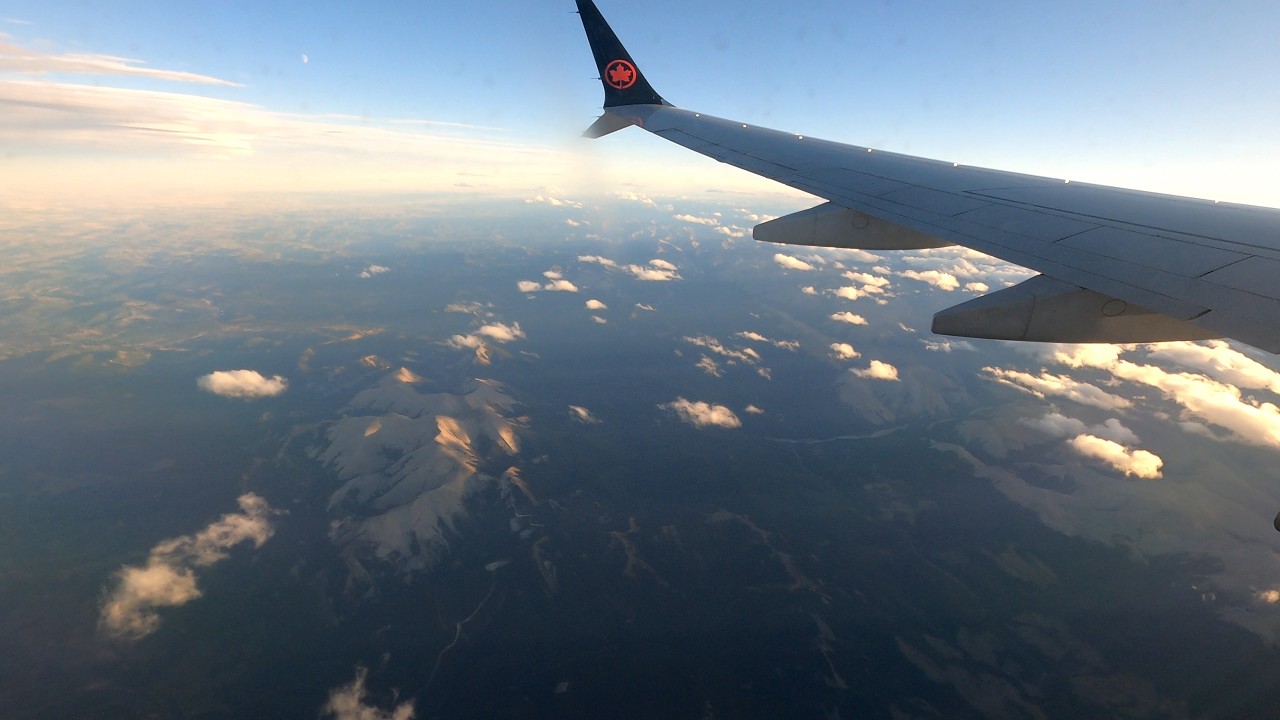 Air Canada Boeing 737 MAX 8 Take-off from Calgary (YYC)