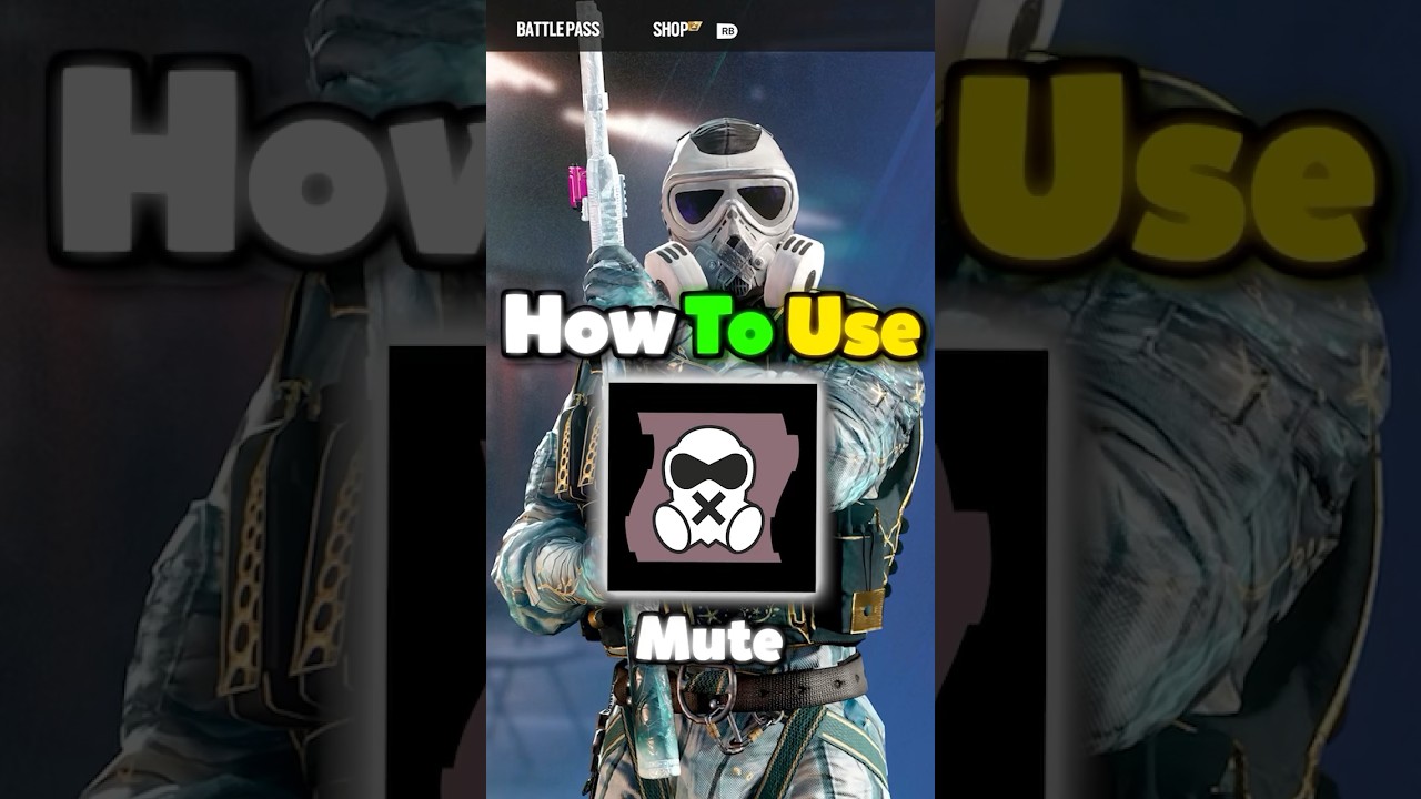Как ПРАВИЛЬНО использовать Mute #rainbowsixsiege #r6community #r6 #1000iq #rainbow6 #ad #nxietygames