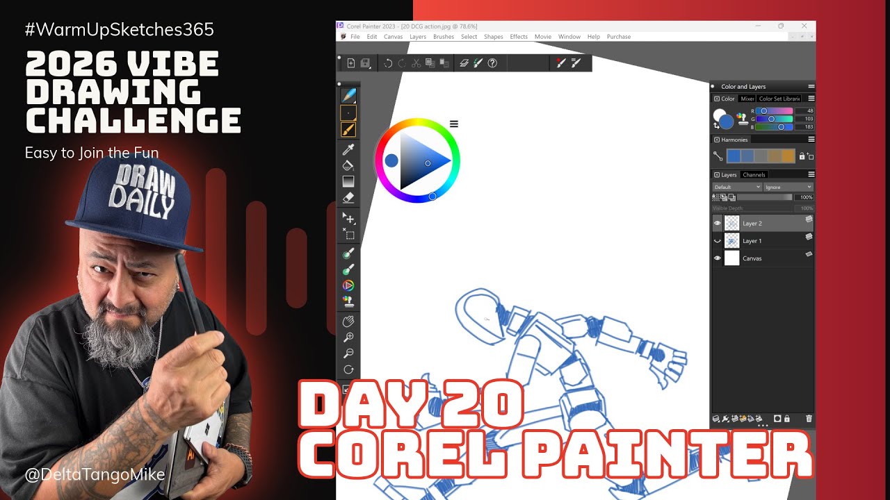DAY 20 #WarmUpSketches365 sketching for 30 mins