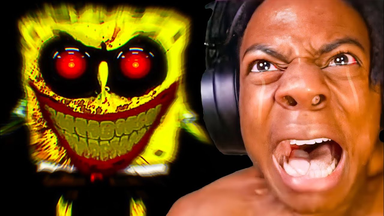 iShowSpeed ​​воспроизводит SPONGEBOB.EXE..