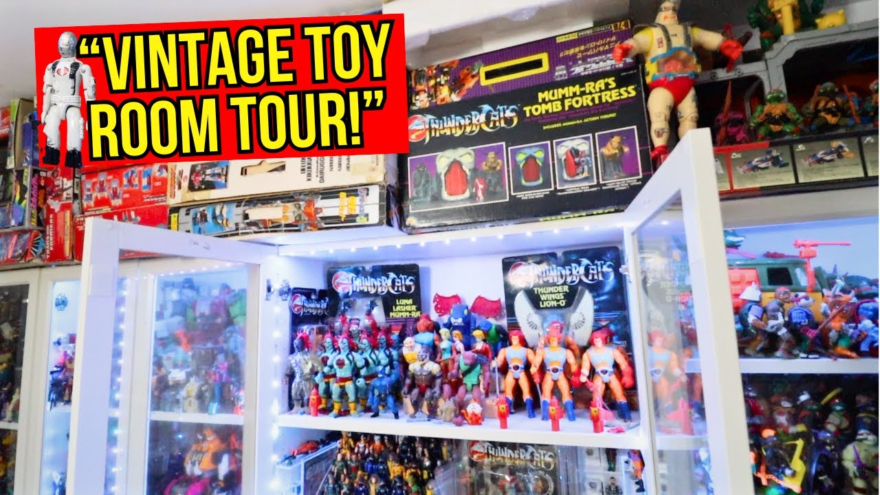 Vintage Toy Collection Tour! Thundercats, GI Joe, Jumbo Machinder & More