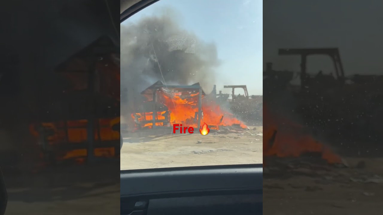 Fire in Riyadh Saudi Arabia #shortvideo #fire #dangerous