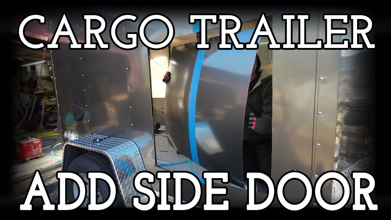 Adding a Teardrop style Side door in a 5x8 Cargo Trailer Camper