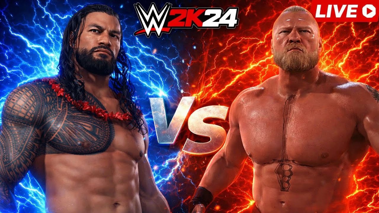 Me vs My friends in WWE2K24 Let's see who wins