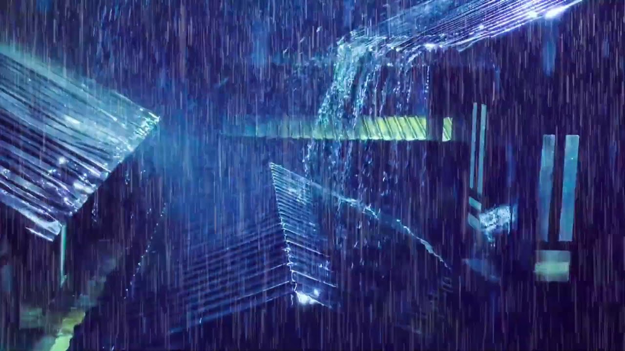 Super Heavy Rain on Metal Roof 🌧️ Deep Sleep Instantly & Powerful Insomnia Relief