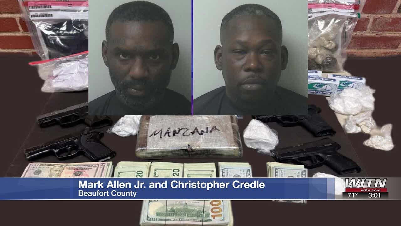 3PM: Two men behind bars following Beaufort County drug bust