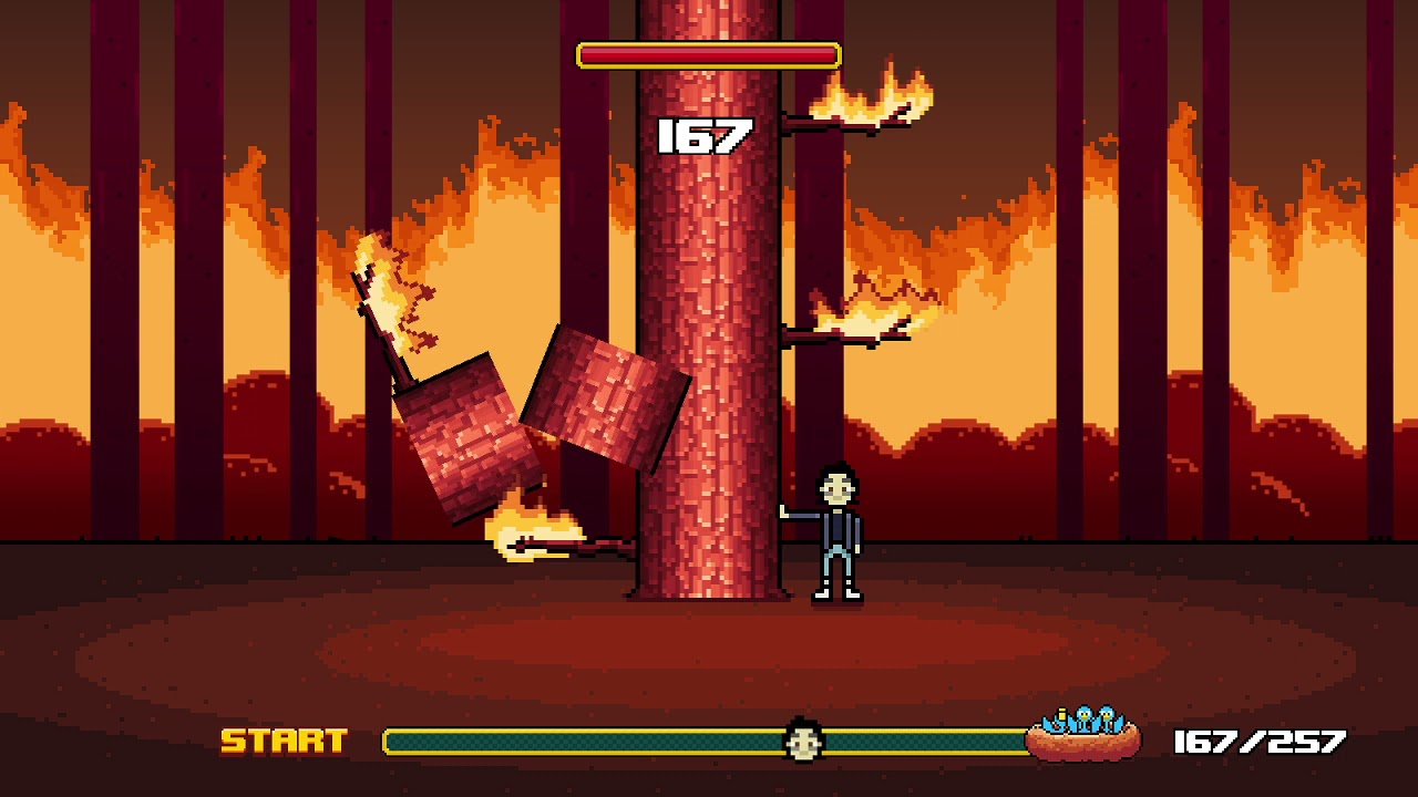 Timberman Hero 257 Points