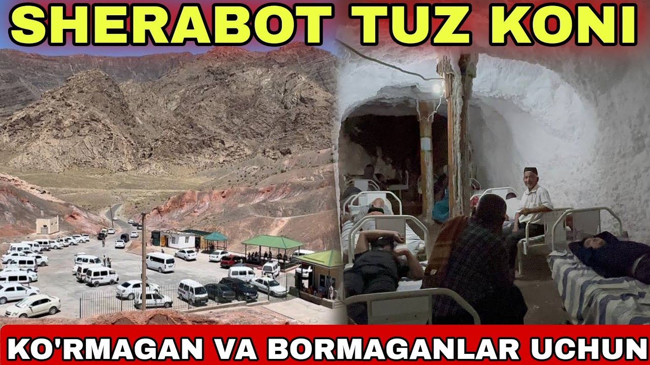 SHERABOT TUZ KONI ☎️+998994478019 ALERGIYA VA KO'PLAB KASALLIKLARGA DAVO TUZ G'ORI