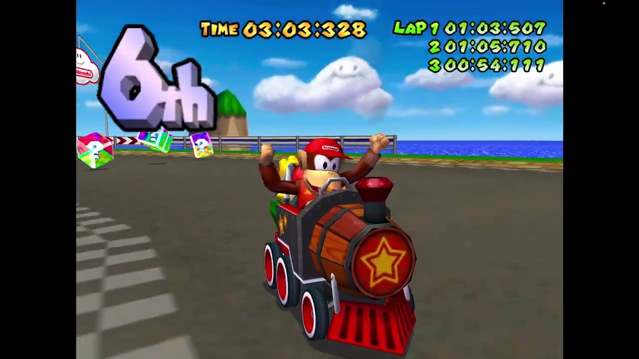 Mario Kart Double Dash!! GameCube 1 Player 100cc Star Cup failed Bronze trophy