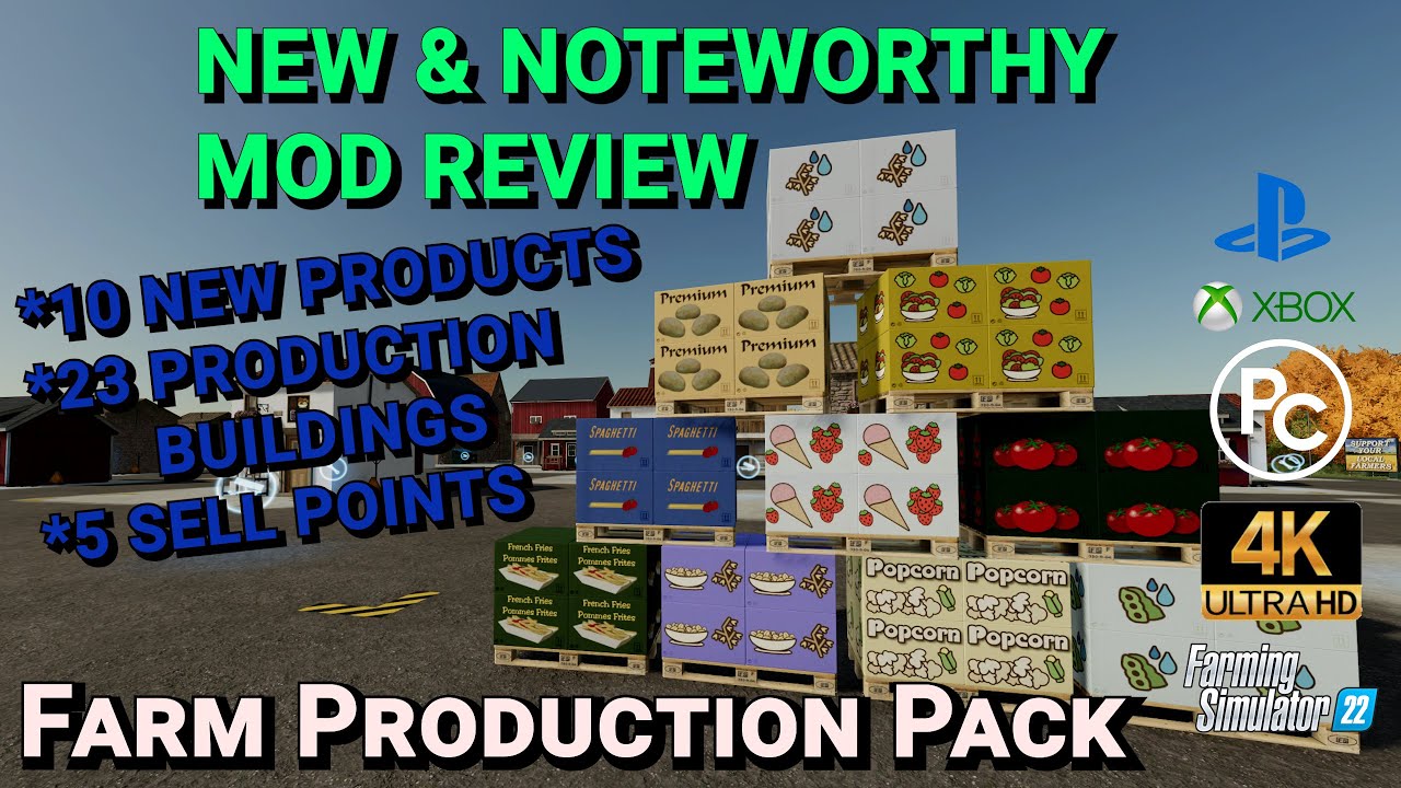 Farm Production Pack | Mod Review | Farming Simulator 22